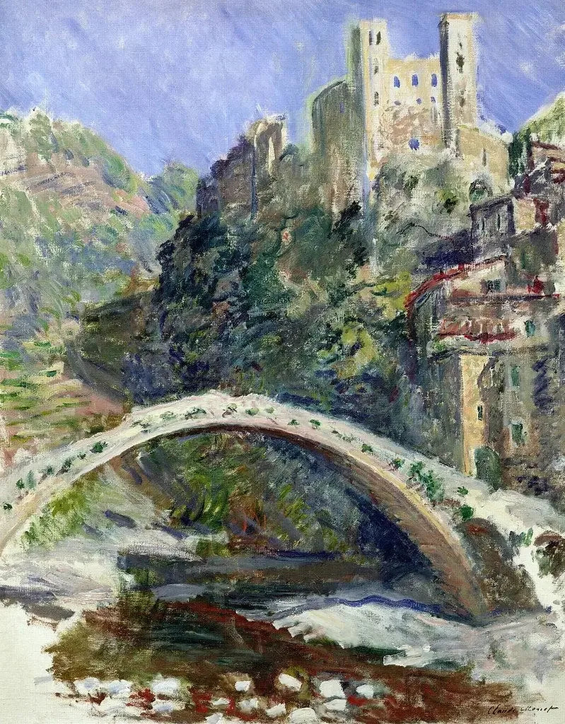 ปราสาท Dolceacqua - Claude Monet