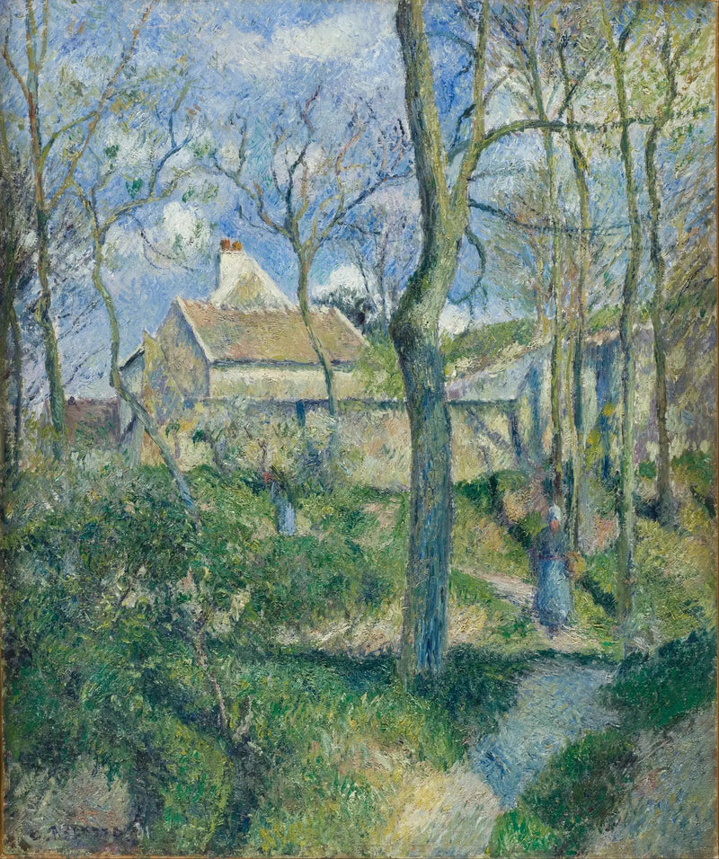 เส้นทางของ Pouilleux, Pontoise - Camille Pissarro