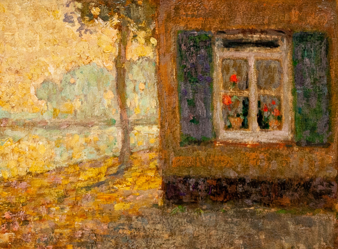 Le chemin du canal à Gravelines - Henri Le Sidaner - Alpha Reproduction