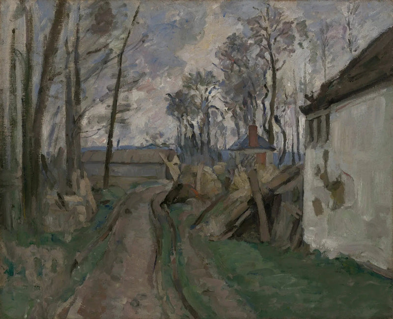 เส้นทางของหมู่บ้าน - Paul Cézanne