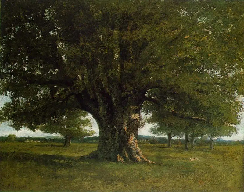 ต้นโอ๊คแห่ง Flagey - Gustave Courbet