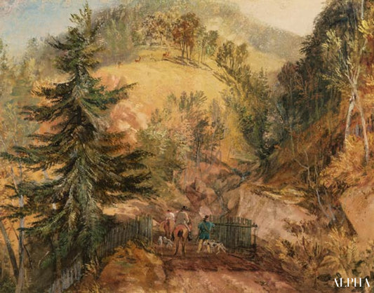 Le Chevin - William Turner - Reproductions de tableaux et peintures haut de gamme