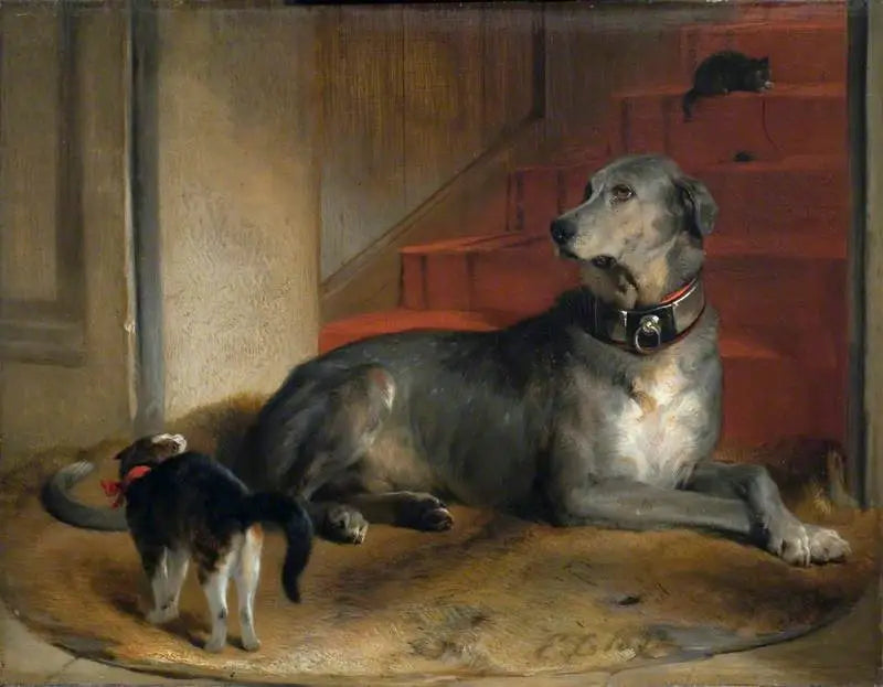 สุนัขของ Lady Blessington : ประตูรั้ว - Edwin Henry Landseer