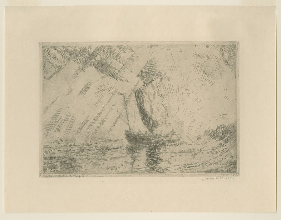 Le Christ apaisant la tempête - James Ensor