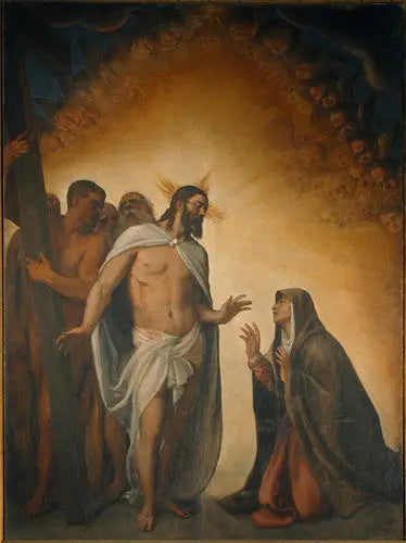 พระคริสต์ปรากฏต่อพระมารดาหลังจากการฟื้นคืนพระชนม์ - Titian