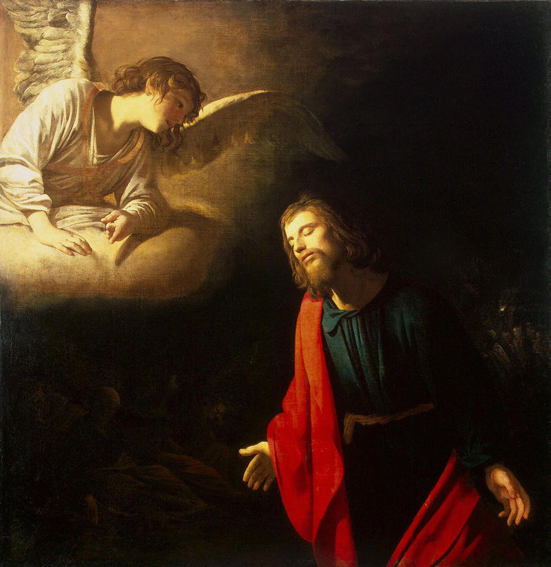 พระคริสต์ในสวนเกทเสมนี (ความทุกข์ทรมานในสวน) - Gerrit van Honthorst