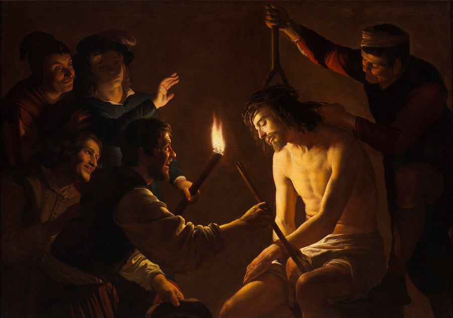 พระคริสต์ที่ถูกดูหมิ่น - Gerrit van Honthorst