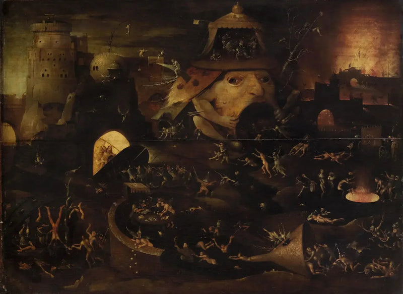 พระคริสต์ในนรกชั้นล่าง - Hieronymus Bosch