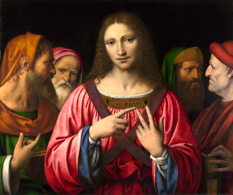 พระคริสต์ที่ล้อมรอบด้วยแพทย์ - Bernardino Luini