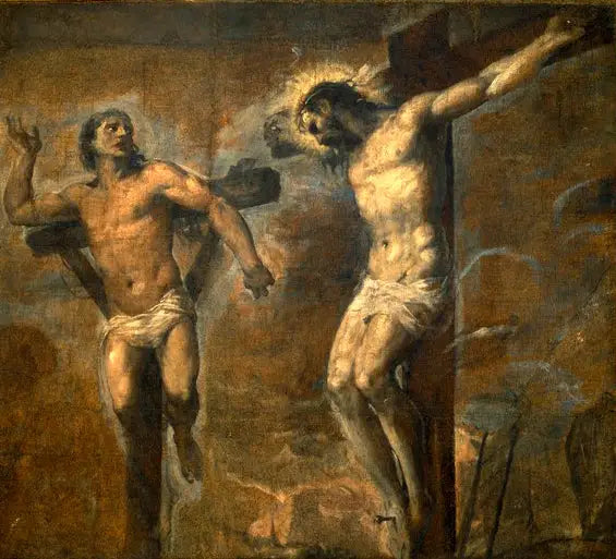 พระคริสต์และโจรดี - Titian
