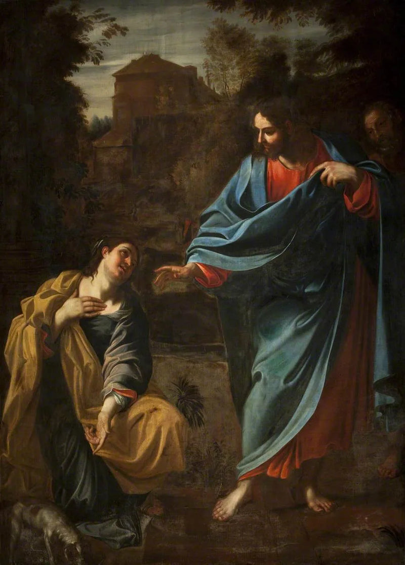 พระคริสต์และหญิงชาวคานาอัน - Ludovico Carracci