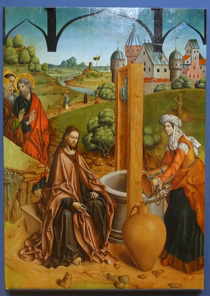 Le Christ et la Samaritaine - Fernando Gallego