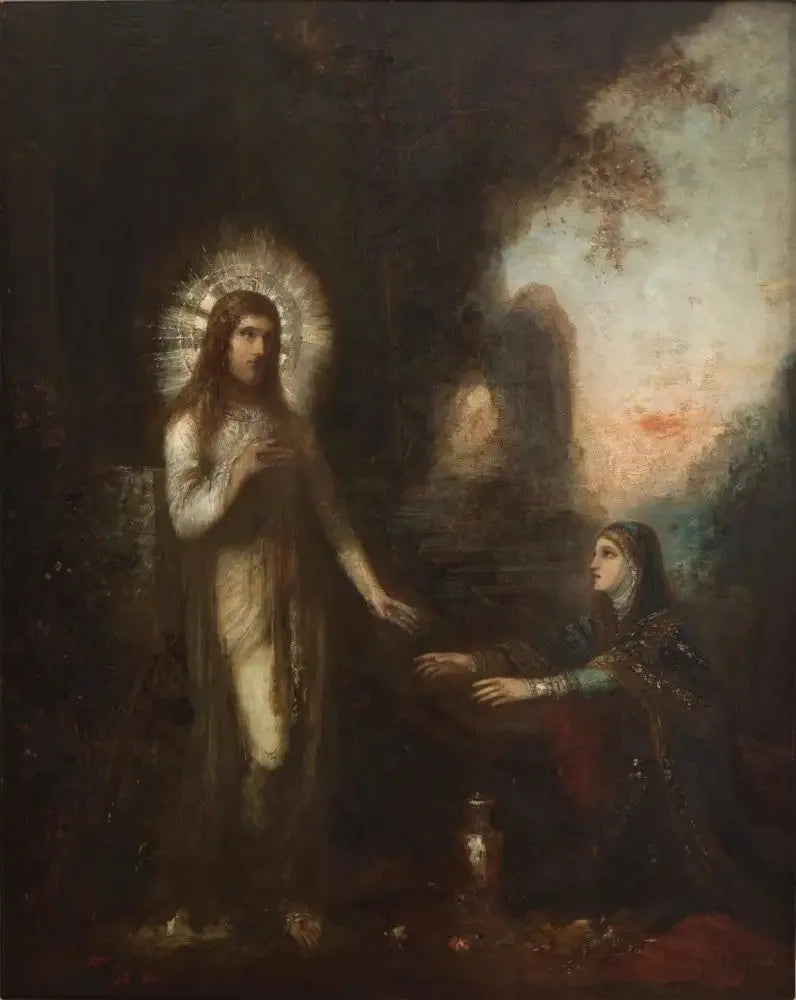 Le Christ et Madeleine (Noli me Tangere) - Gustave Moreau image 1 tableau peint à l’huile sur toile