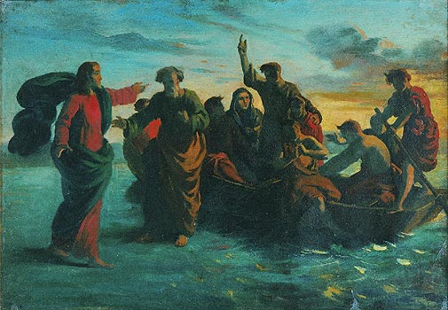 Le Christ marchant sur les eaux - Victor Meirelles