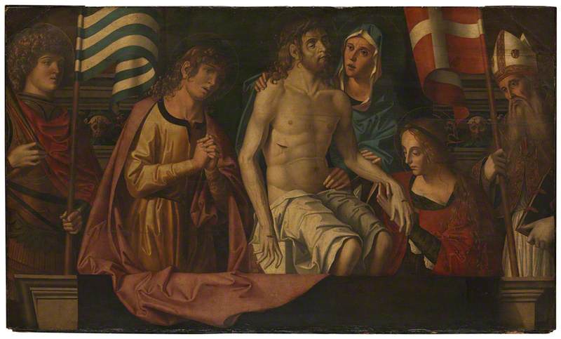 Le Christ mort avec la Vierge et les saints - Marco Palmezzano