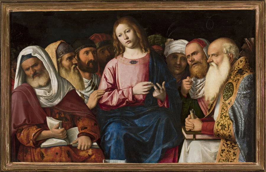พระคริสต์ท่ามกลางแพทย์ - Cima da Conegliano