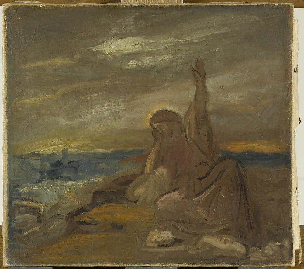Le Christ pleurant sur Jérusalem - Théodore Chassériau - Alpha Reproduction
