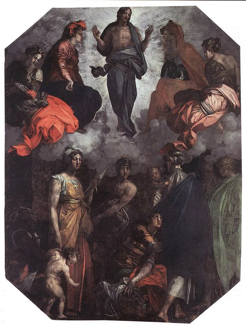 พระคริสต์ที่ฟื้นคืนพระชนม์ในพระสิริ - Rosso Fiorentino