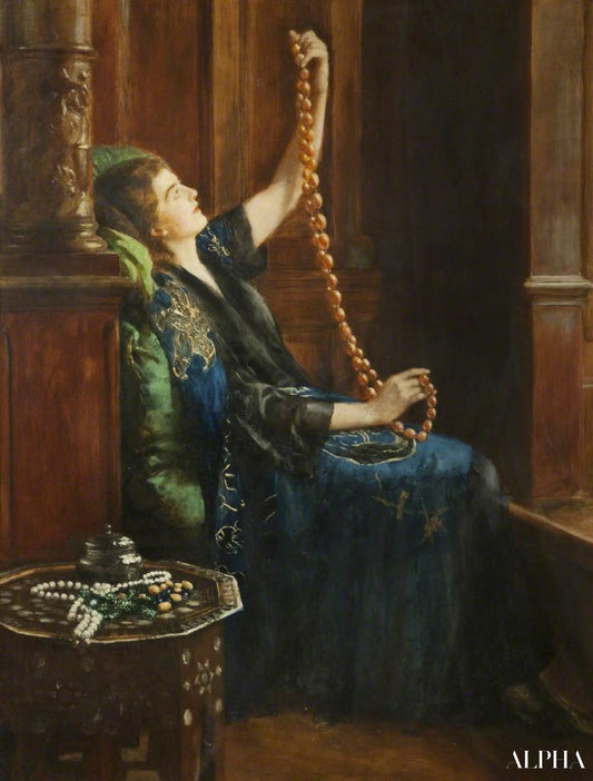 Le Collier d’Ambre de John Collier Reproductions de tableaux à la peinture à l’huile
