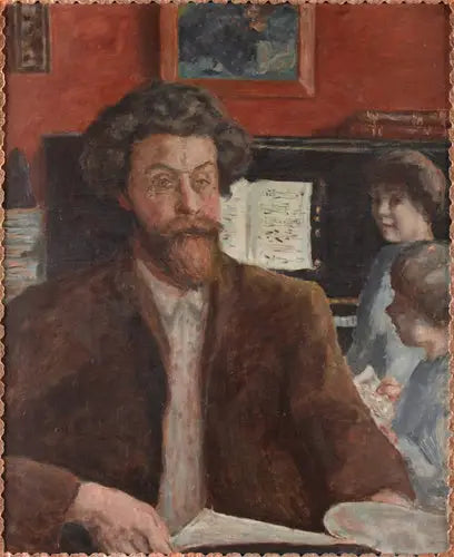 นักประพันธ์ Claude Terrasse และลูกชายสองคนของเขา - Pierre Bonnard