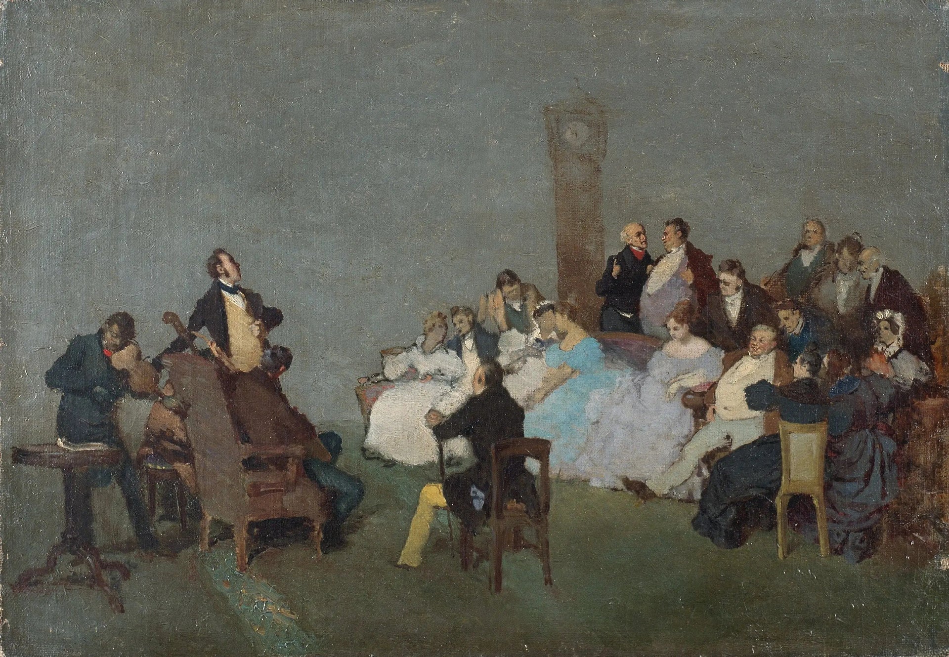 Le concert - Jean-Baptiste Camille Corot image 1 tableau peint à l’huile sur toile