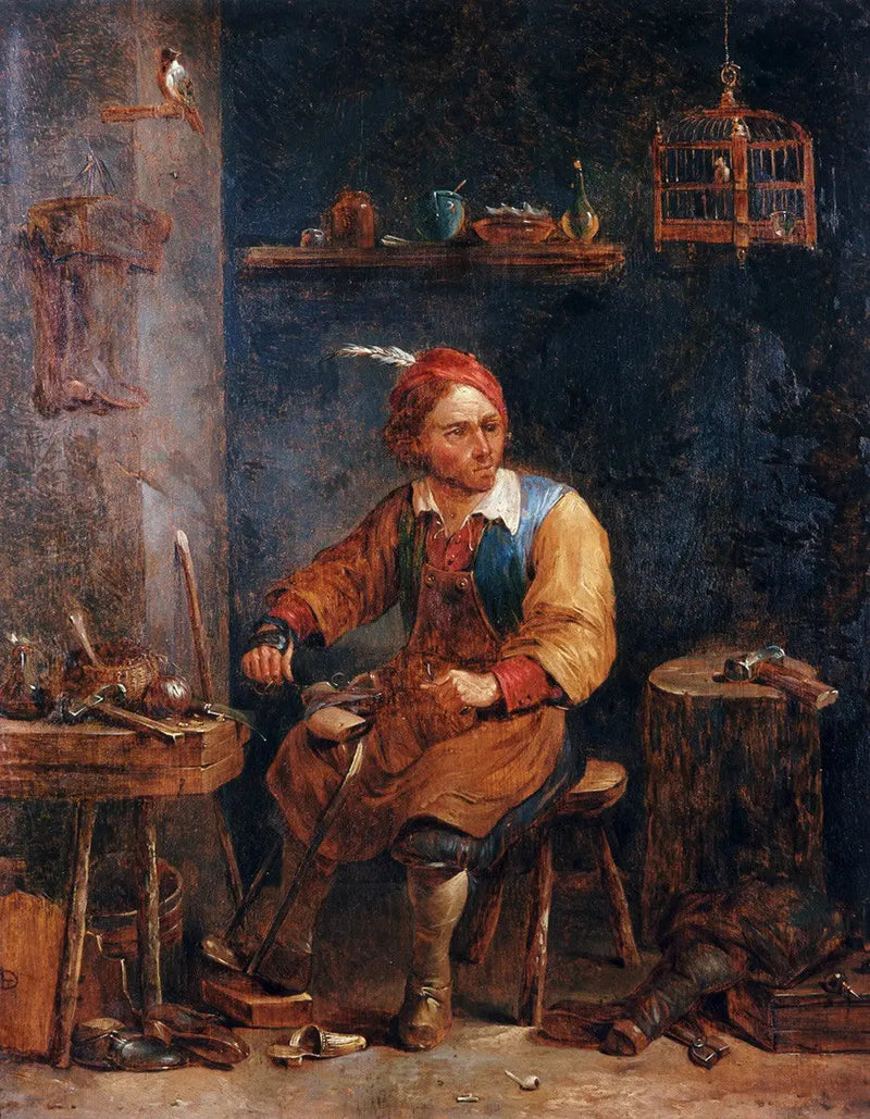 ช่างทำรองเท้า - David Teniers le Jeune