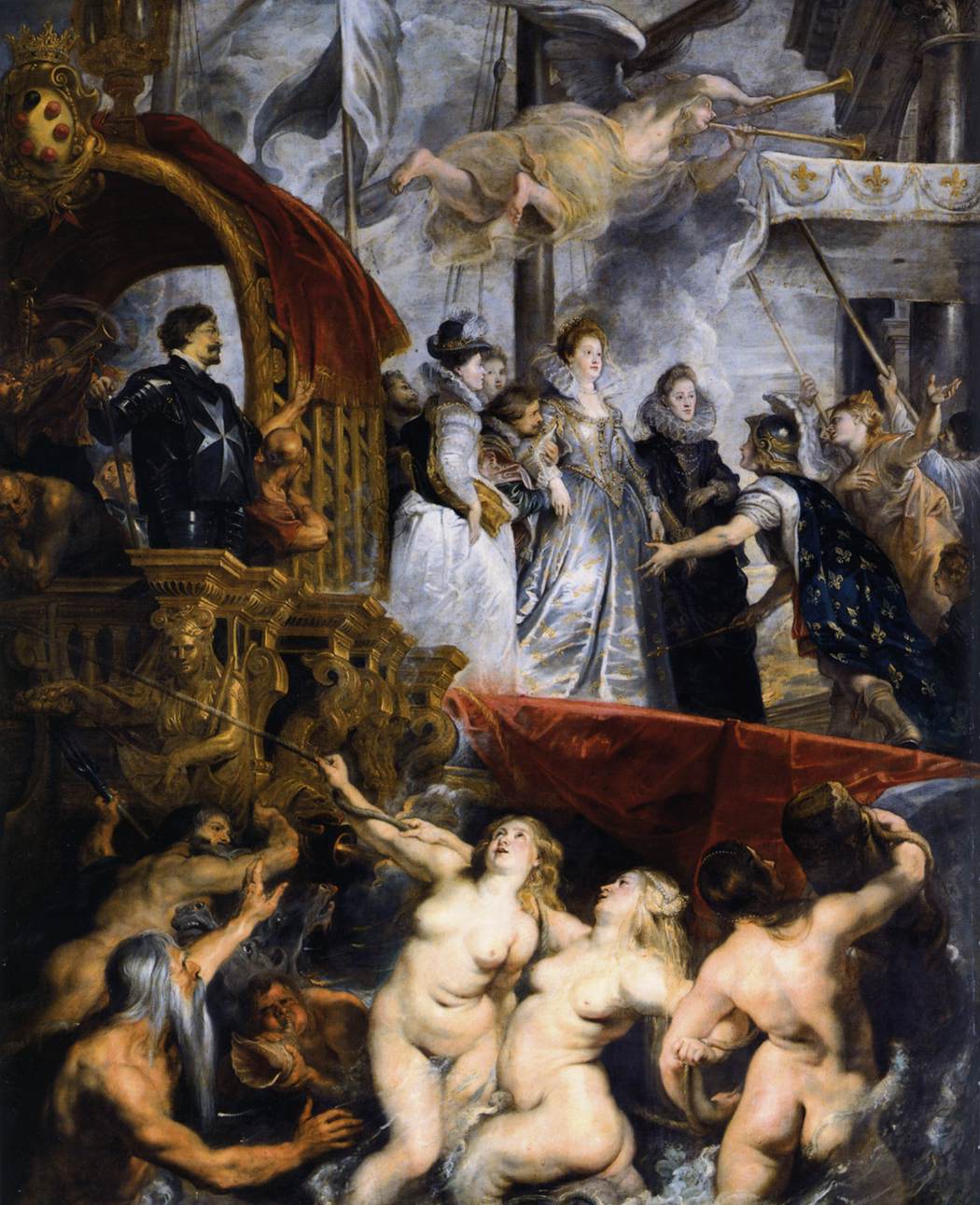 Le Débarquement de Marie de Médicis à Marseille - Pierre Paul Rubens image 1 reproduction de peinture à l’huile