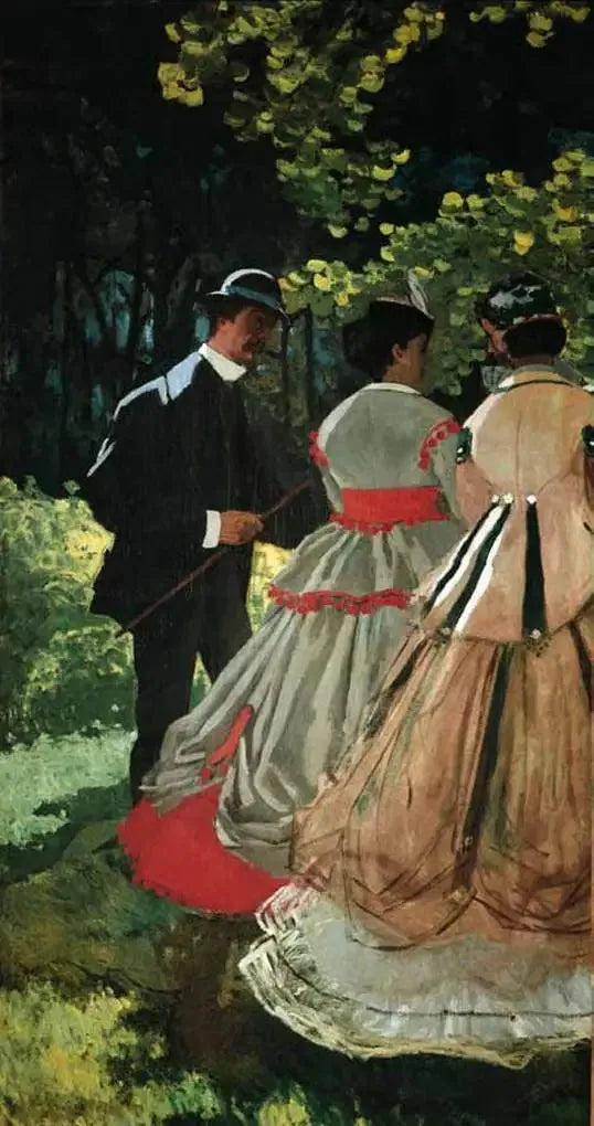 อาหารกลางวันบนสนามหญ้า - Claude Monet