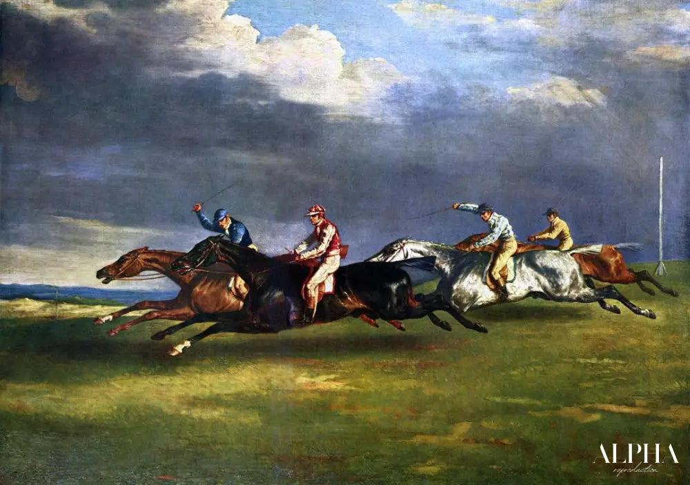 Le Derby d'Epsom - Théodore Géricault - Reproductions de tableaux et peintures haut de gamme