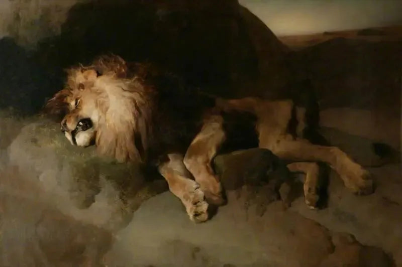 Le désert - Edwin Henry Landseer image 1 reproduction d’œuvre d’art à l’huile