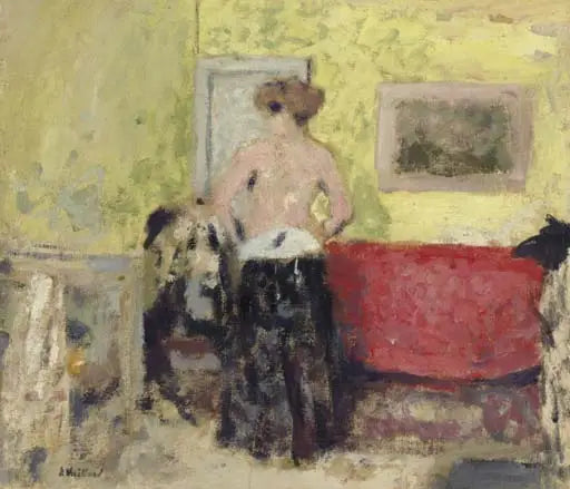 ชุดนอนเปิดหลัง - Édouard Vuillard
