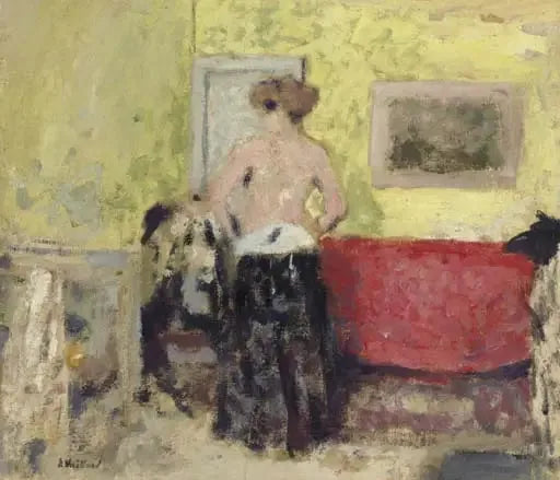 ชุดนอนเปิดหลัง - Édouard Vuillard