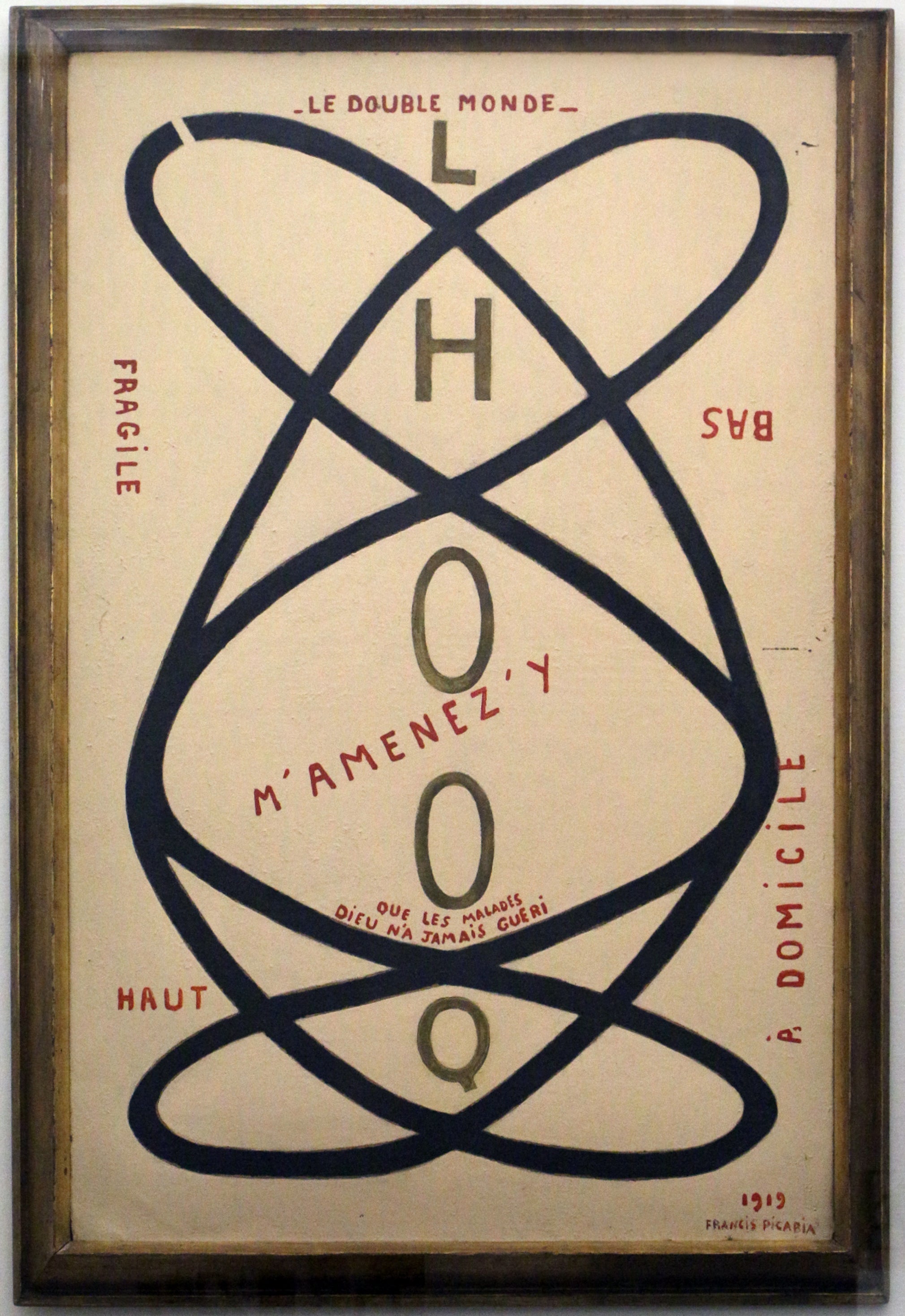 Le Double Monde - Francis Picabia image 1 reproduction de peinture à l’huile