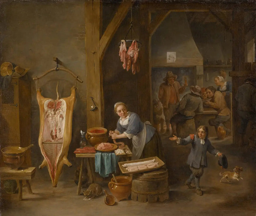 ผู้ผลิตไส้กรอก - David Teniers le Jeune
