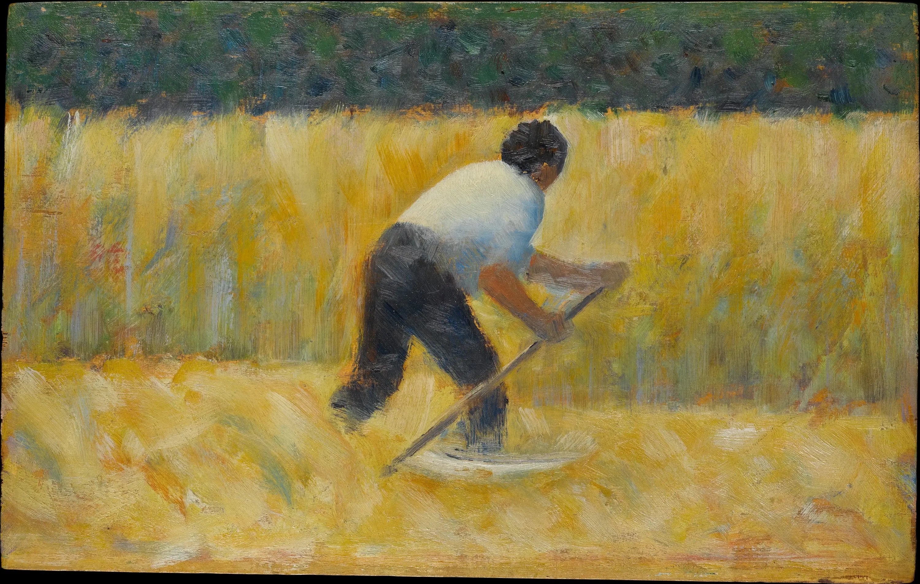 Le Faucheur - Georges Seurat image 1 tableau peint à l’huile sur toile