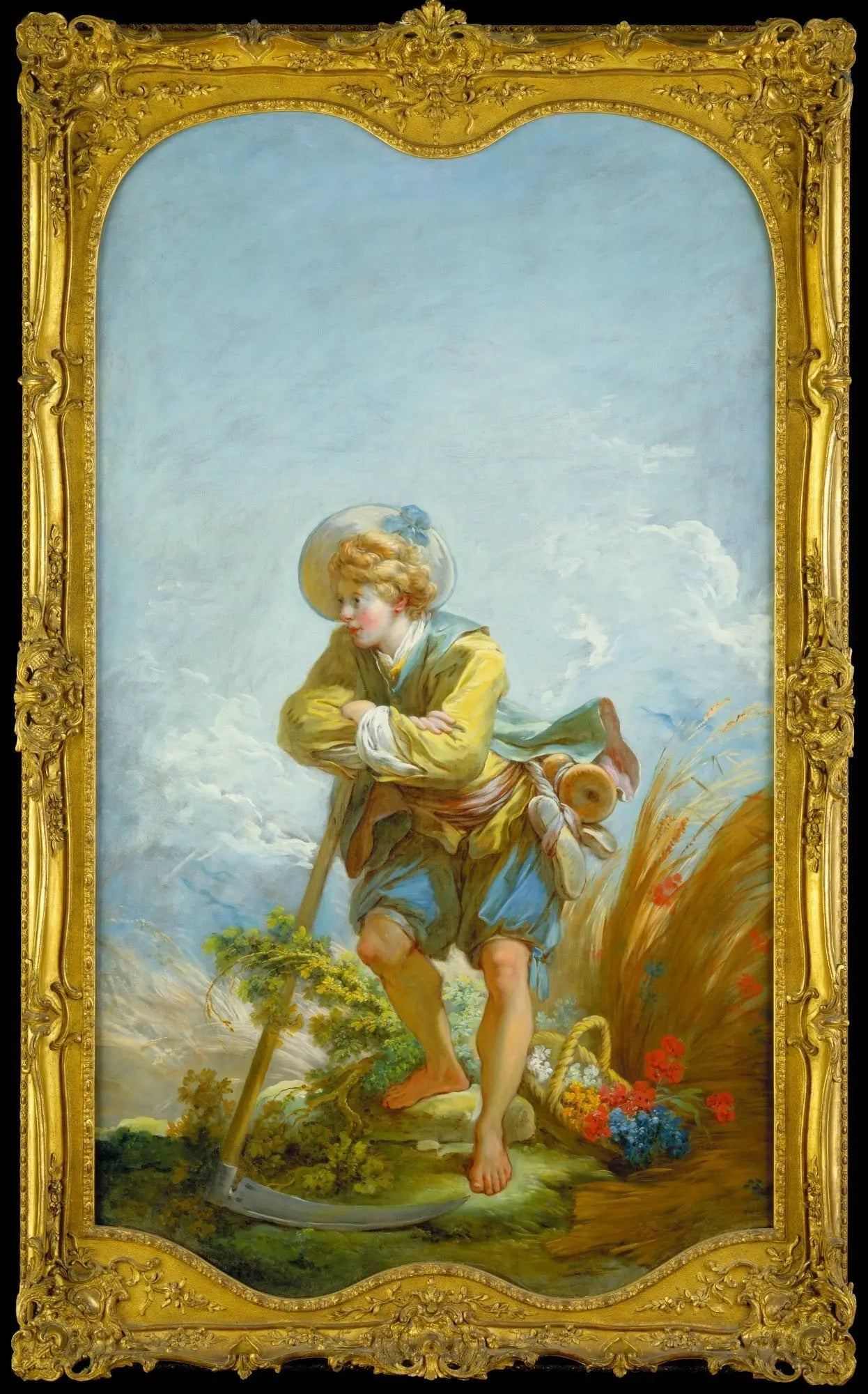 Le Faucheur - Jean-Honoré Fragonard image 2 copie de tableau peinte à la main
