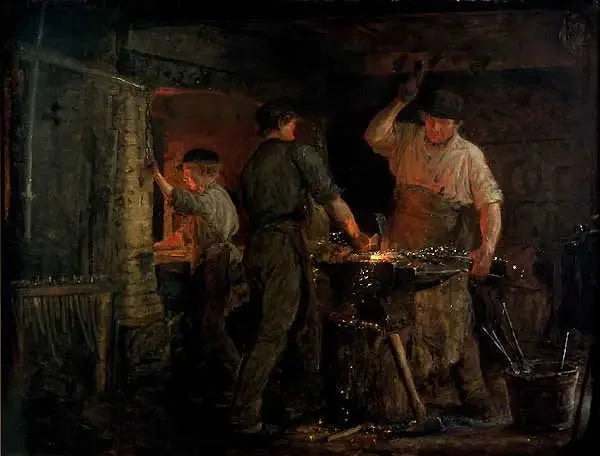 เหล็กหล่อแห่ง Hornbæk - Peder Severin Krøyer