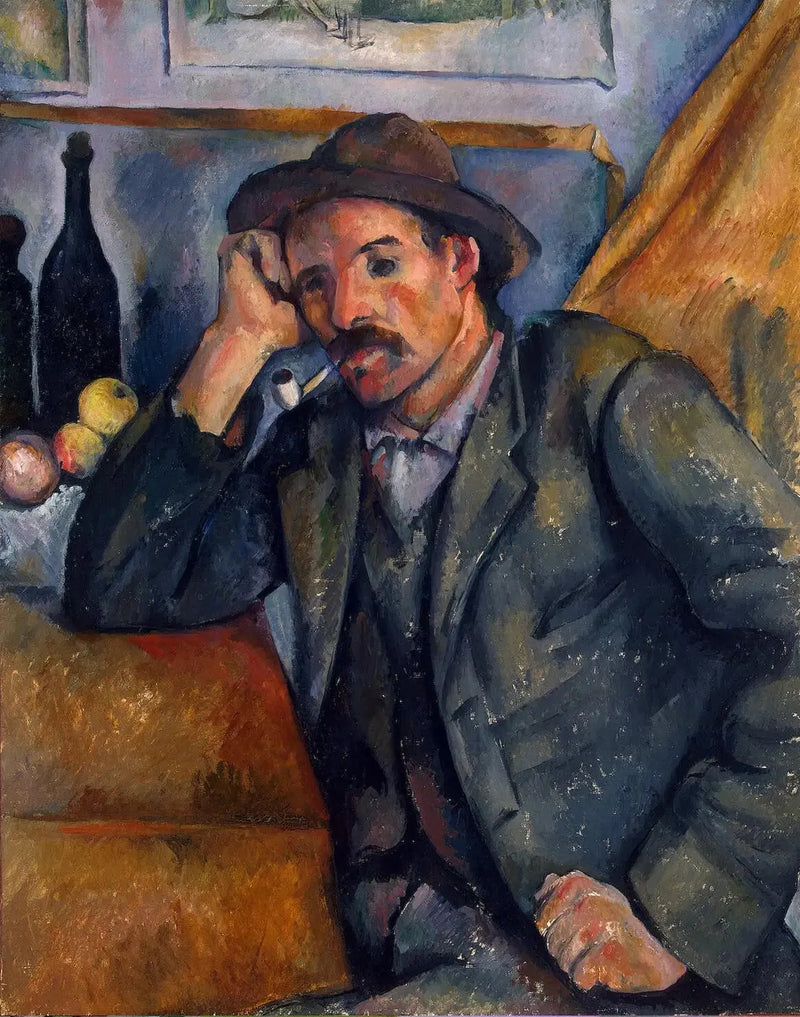 คนสูบบุหรี่ไปป์ - Paul Cézanne