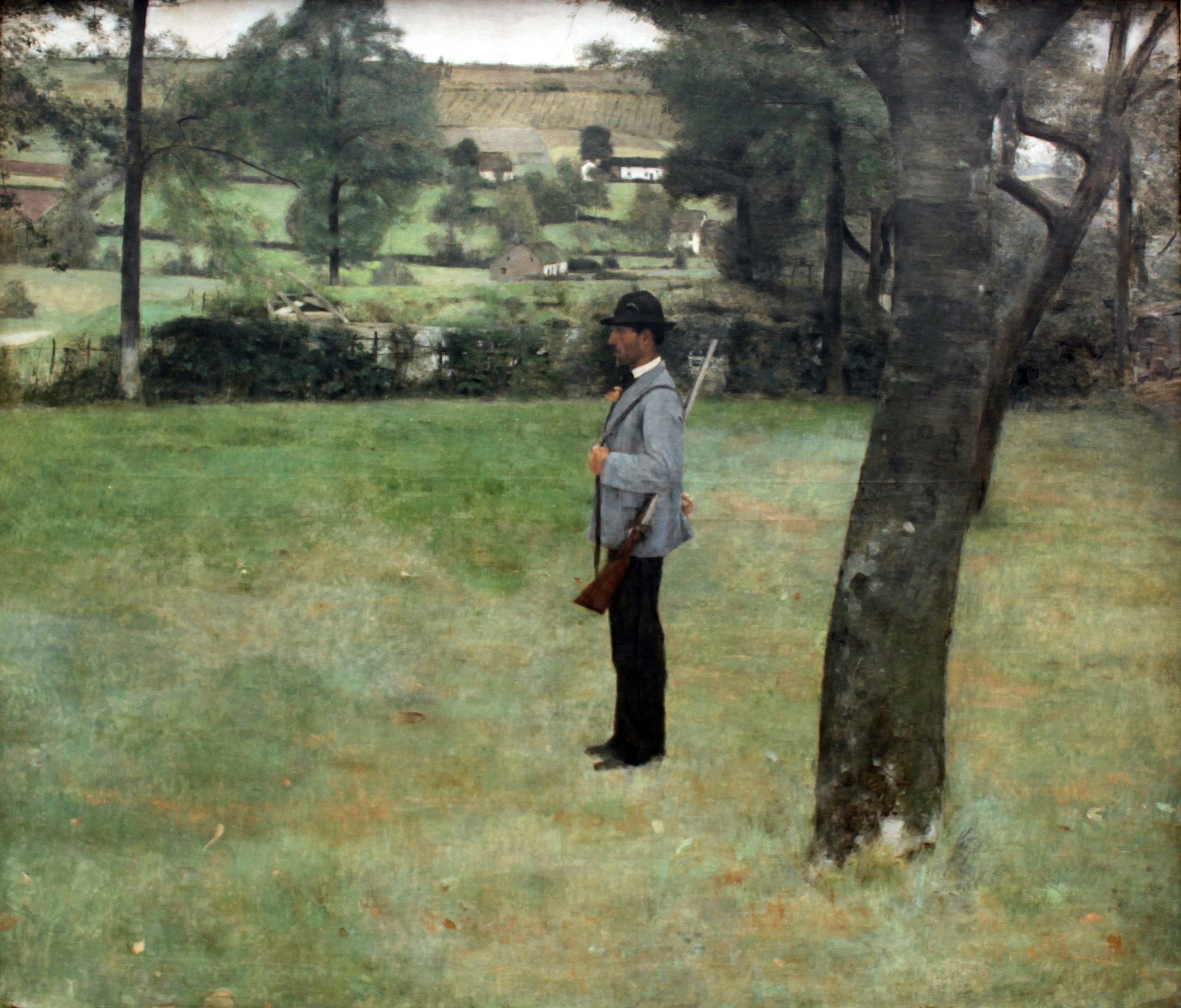 Le garde-chasse - Fernand Khnopff - Alpha Reproduction