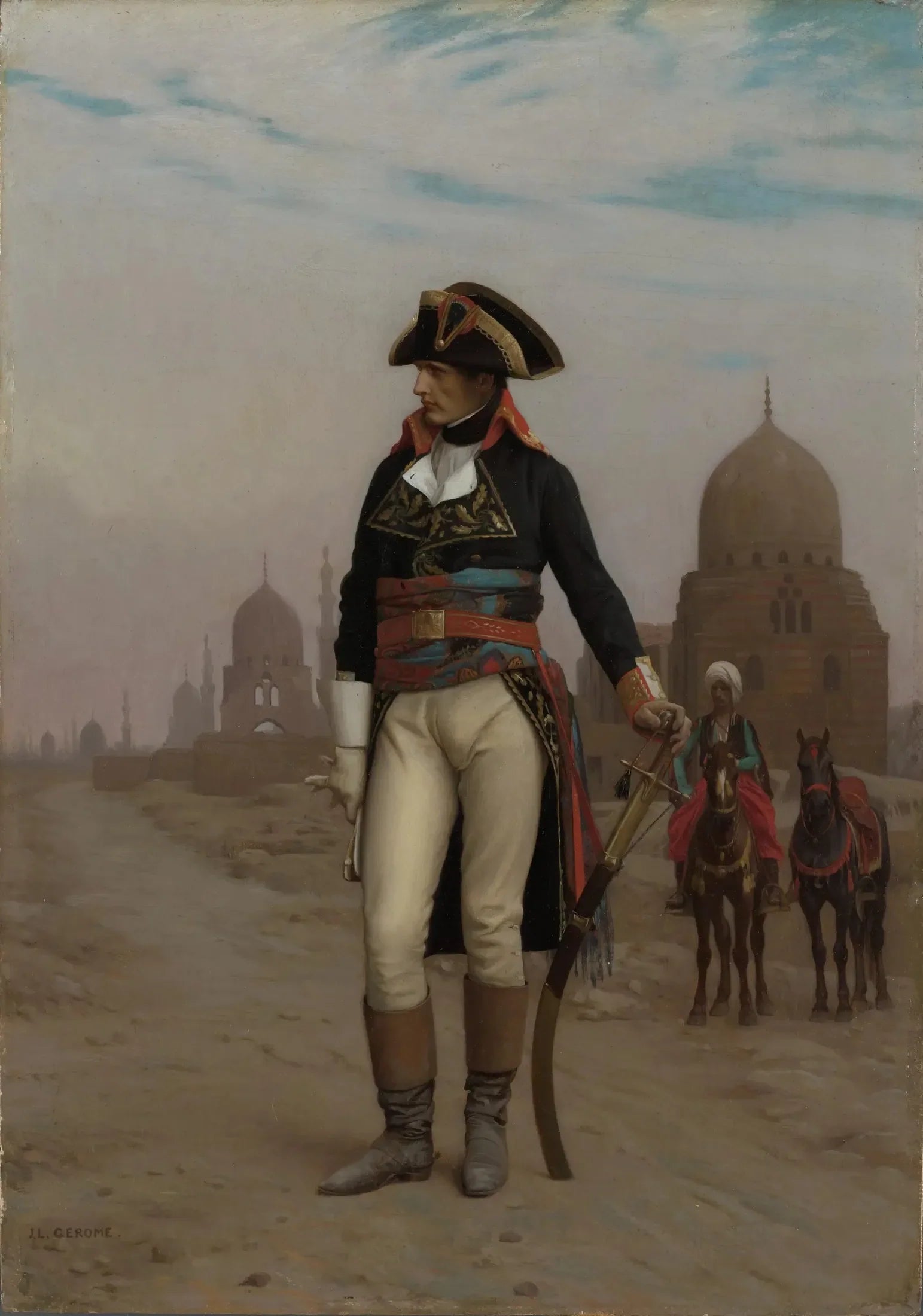 Le Général Bonaparte au Caire - Jean-Léon Gérôme image 1 reproduction de peinture à l’huile