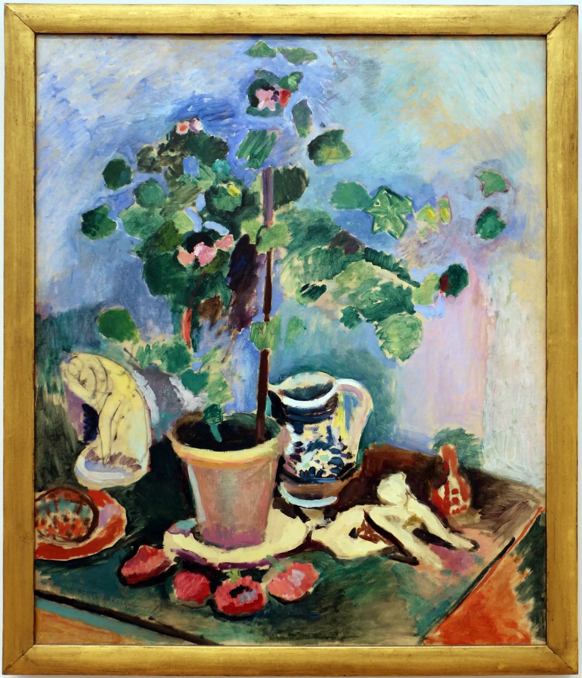 Le Géranium - Henri Matisse image 1 reproduction de peinture à l’huile