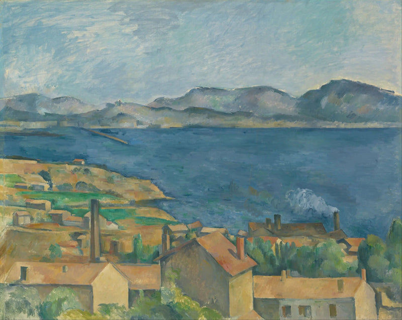อ่าวมาร์เซย์ที่มองจากเอสตาค - Paul Cézanne