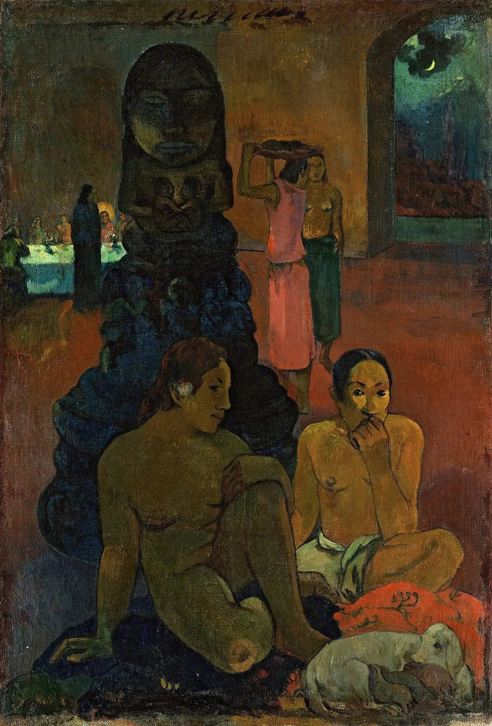 Le Grand Boudha - Paul Gauguin image 1 reproduction de peinture à l’huile