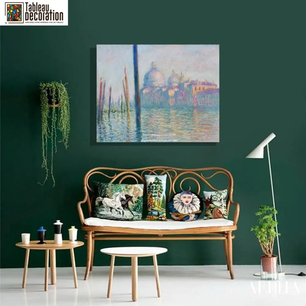 Le Grand Canal - Tableau Monet Venise - Reproductions de tableaux et peintures haut de gamme