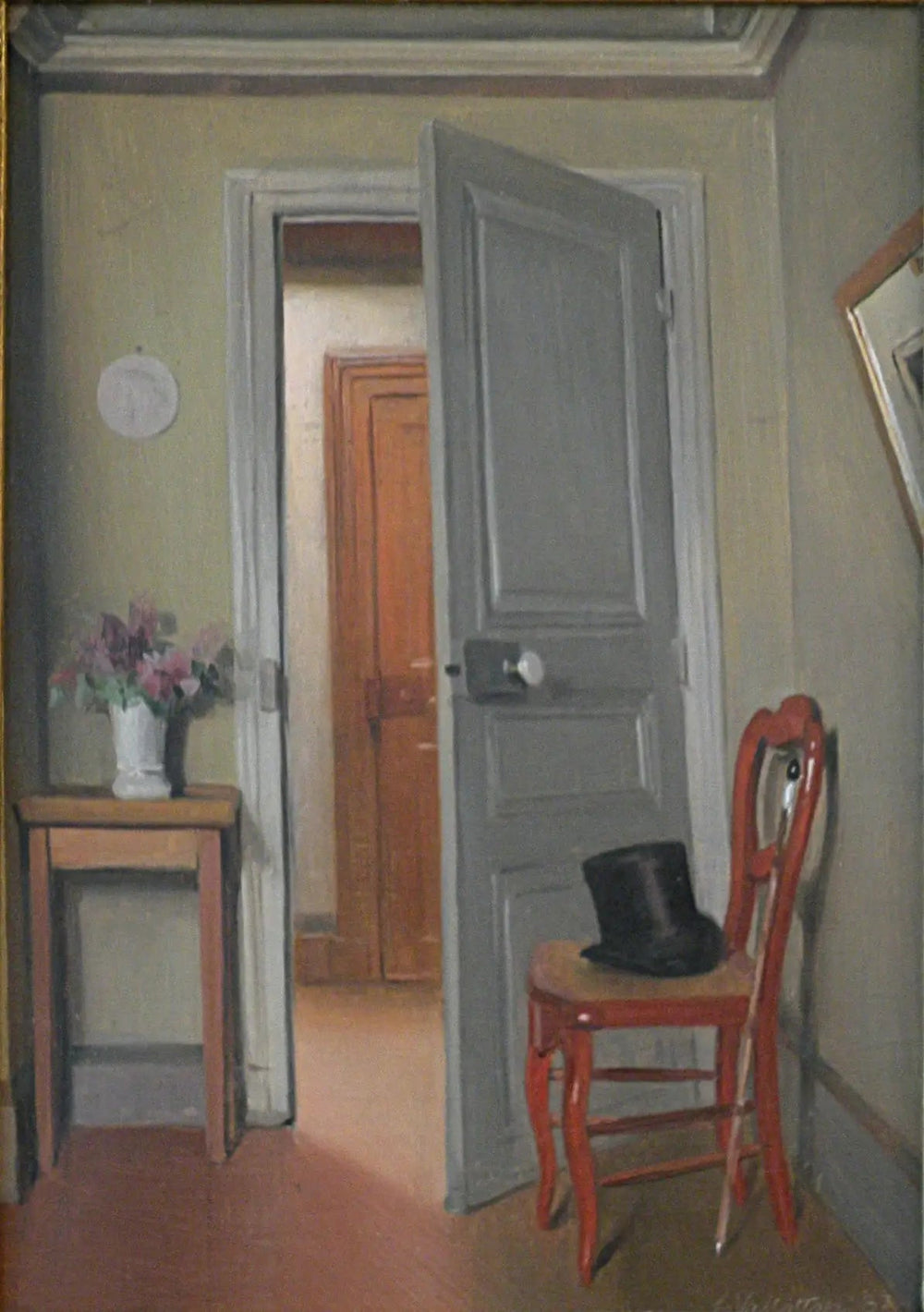 Le Haut-de-forme, intérieur - Félix Vallotton image 1 reproduction réalisée par Alpha Reproduction