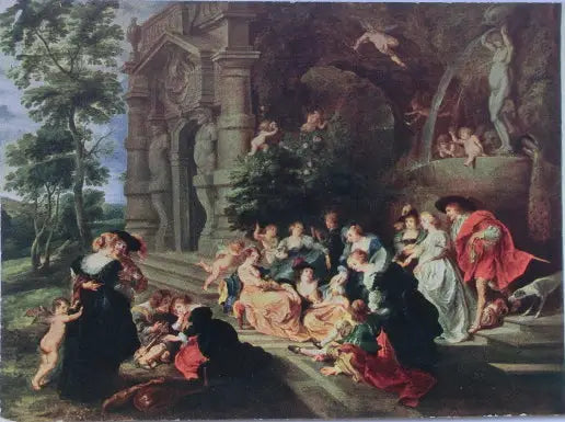 Le jardin de l'amour - Peter Paul Rubens image 1 copie de tableau peinte à la main