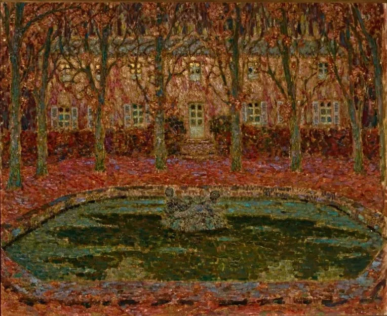 สวนของบ้าน Gerberoy - Henri Le Sidaner
