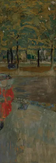 สวนของ La Muette ที่ Passy, ปารีส (La Muette) - Édouard Vuillard
