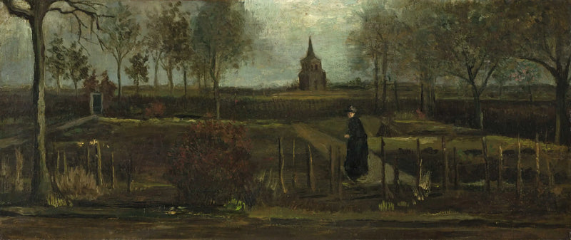 สวนของพระสังฆราชที่นูเนนในฤดูใบไม้ผลิ - Vincent van Gogh
