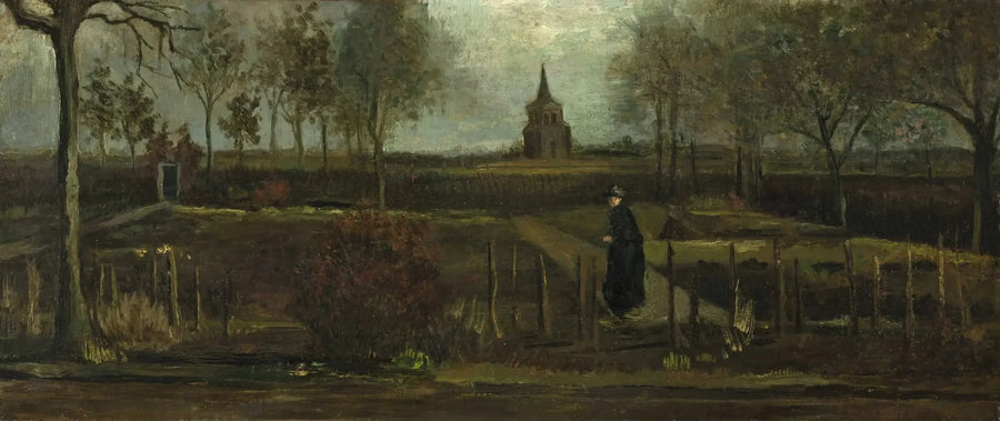 สวนของพระสังฆราชที่นูเนนในฤดูใบไม้ผลิ - Vincent van Gogh